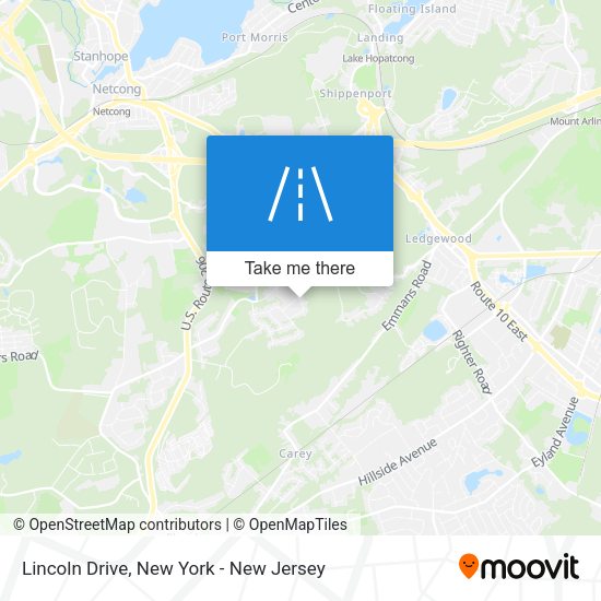 Mapa de Lincoln Drive