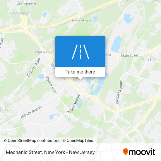 Mechanic Street map