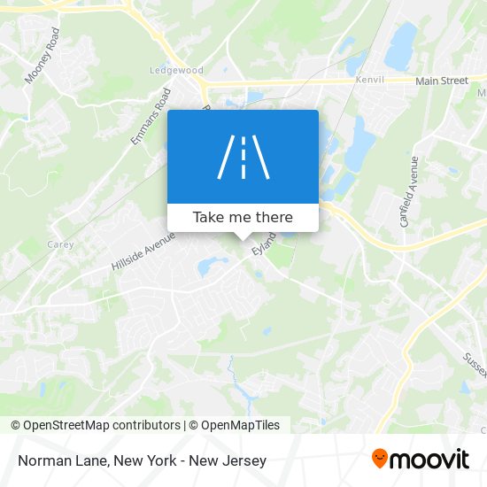 Norman Lane map