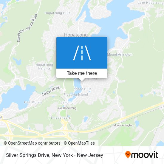 Silver Springs Drive map