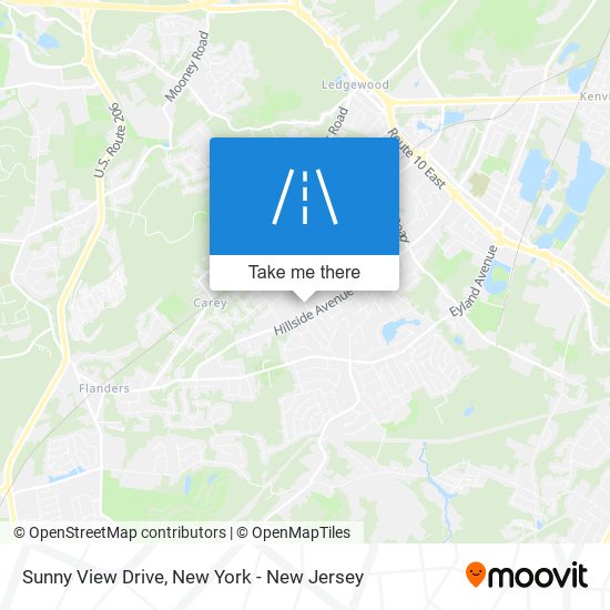 Sunny View Drive map