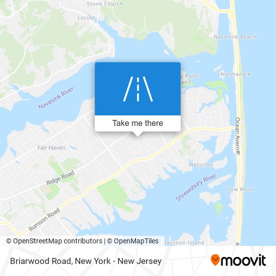 Mapa de Briarwood Road