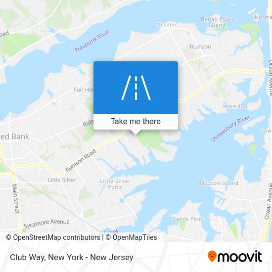 Club Way map