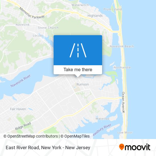 East River Road map