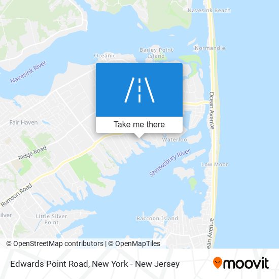 Mapa de Edwards Point Road