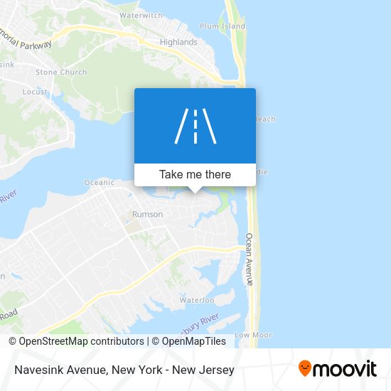 Mapa de Navesink Avenue