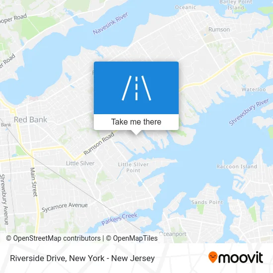 Riverside Drive map