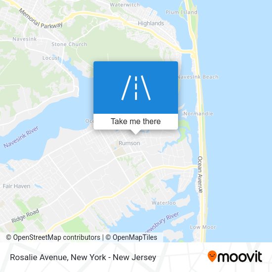 Mapa de Rosalie Avenue