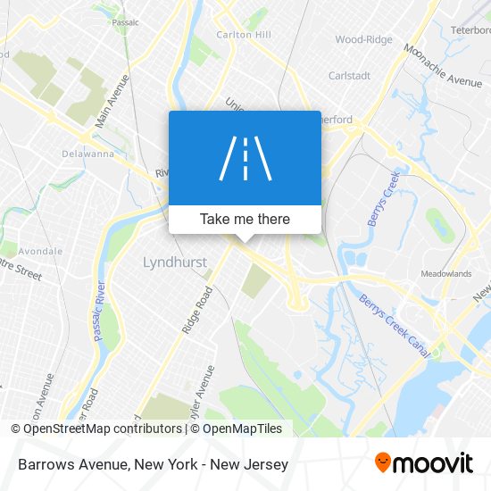 Barrows Avenue map