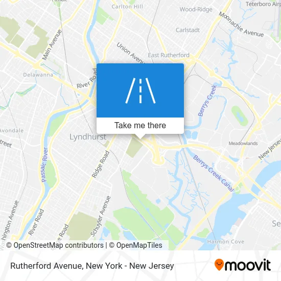 Rutherford Avenue map