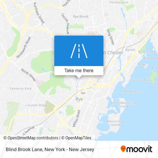 Mapa de Blind Brook Lane