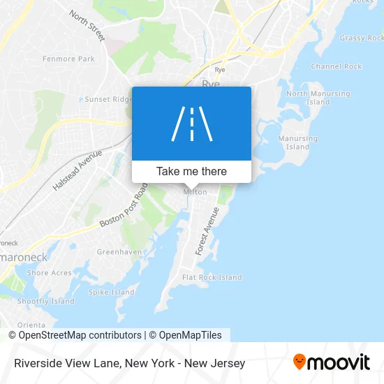 Riverside View Lane map