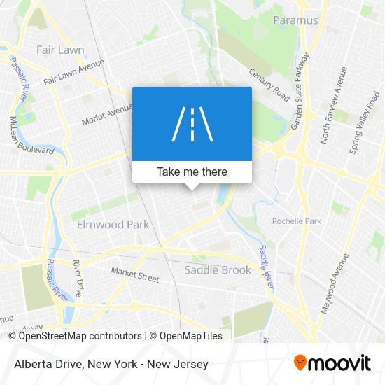 Alberta Drive map