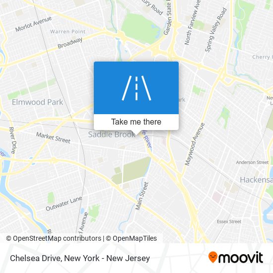 Chelsea Drive map