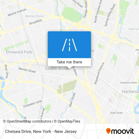 Chelsea Drive map
