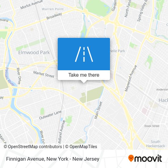 Mapa de Finnigan Avenue