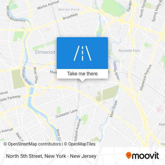 Mapa de North 5th Street