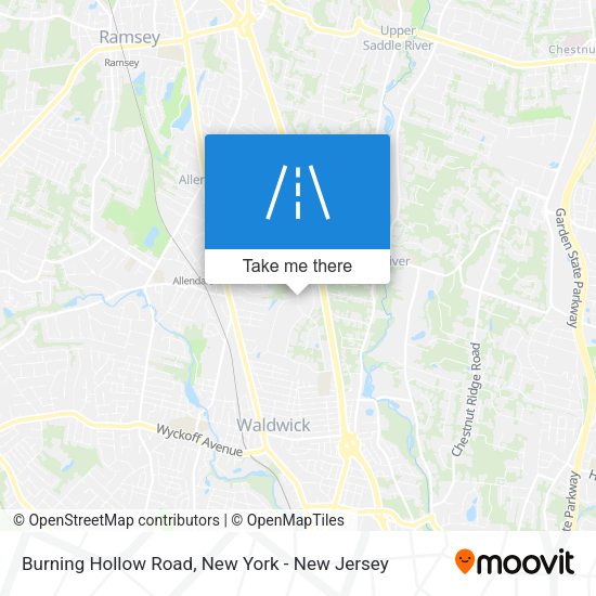 Mapa de Burning Hollow Road