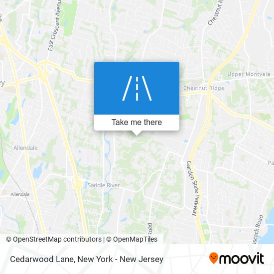 Mapa de Cedarwood Lane