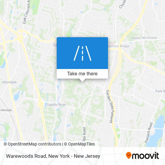 Mapa de Warewoods Road