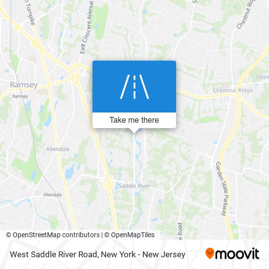 Mapa de West Saddle River Road