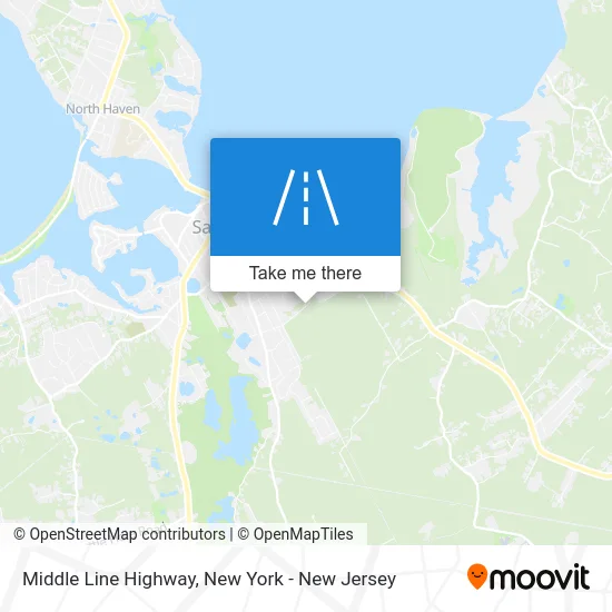 Middle Line Highway map