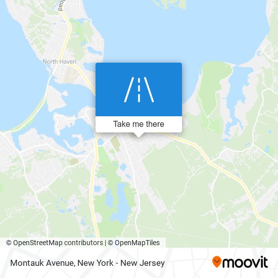 Montauk Avenue map