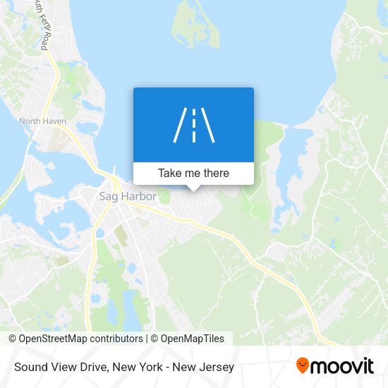 Sound View Drive map