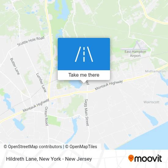 Hildreth Lane map