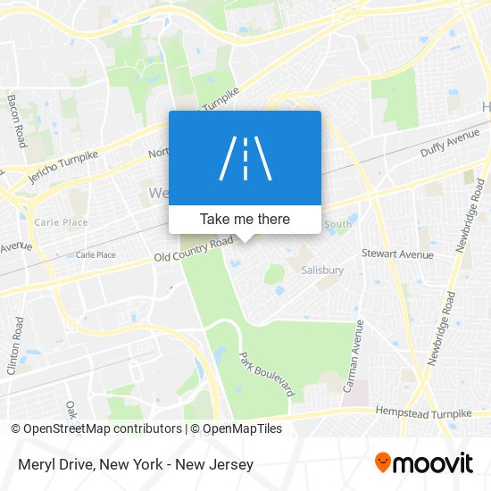 Meryl Drive map