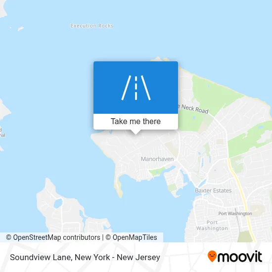 Soundview Lane map