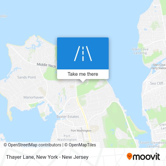 Mapa de Thayer Lane
