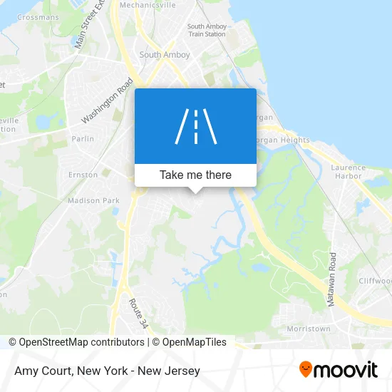 Mapa de Amy Court