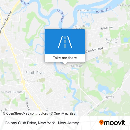 Mapa de Colony Club Drive