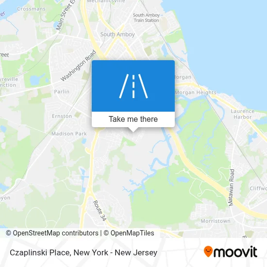 Czaplinski Place map