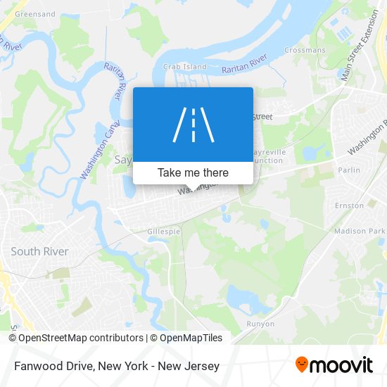 Fanwood Drive map