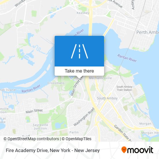 Fire Academy Drive map