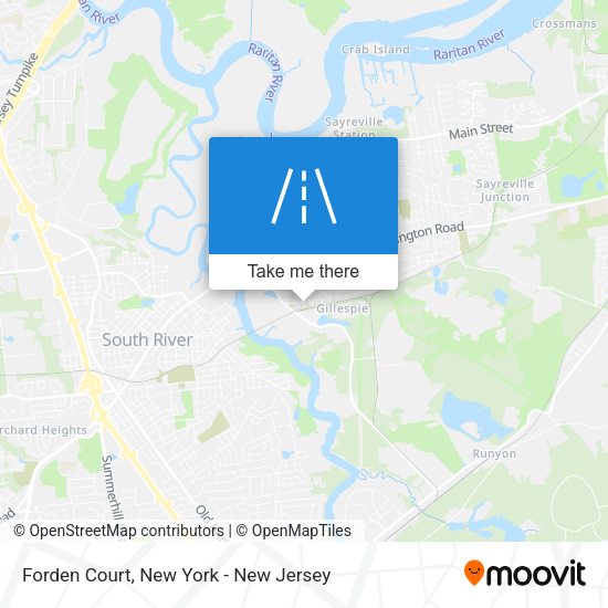 Mapa de Forden Court