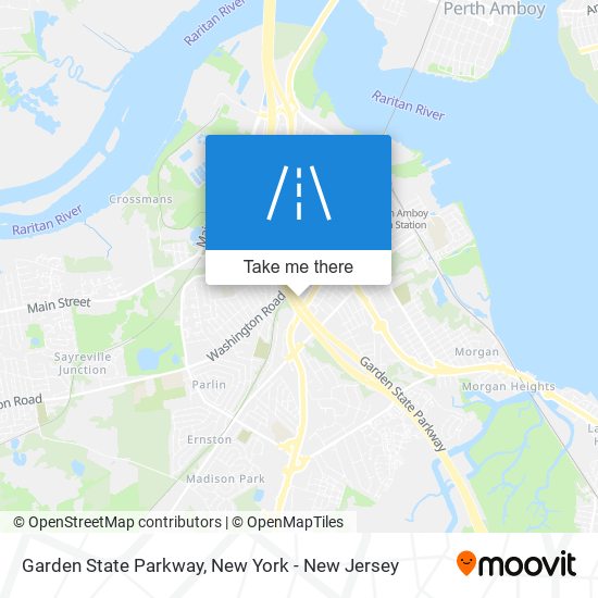 Garden State Parkway map