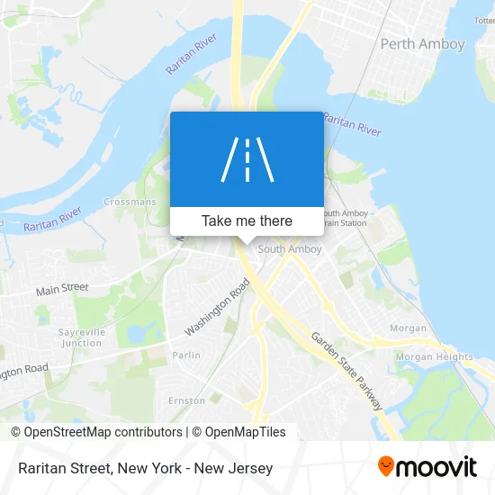 Raritan Street map