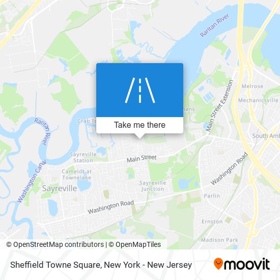 Mapa de Sheffield Towne Square