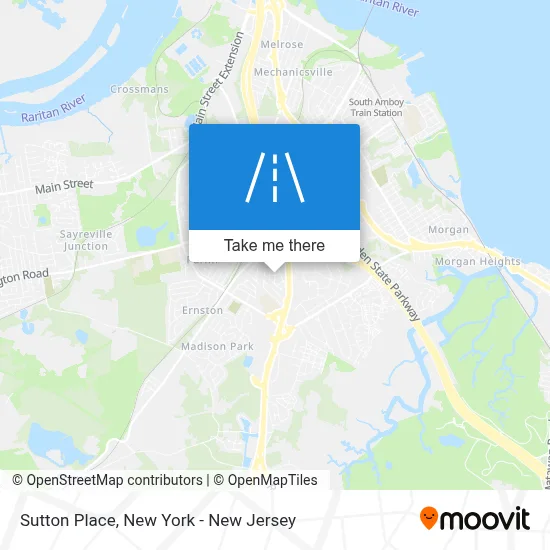 Sutton Place map