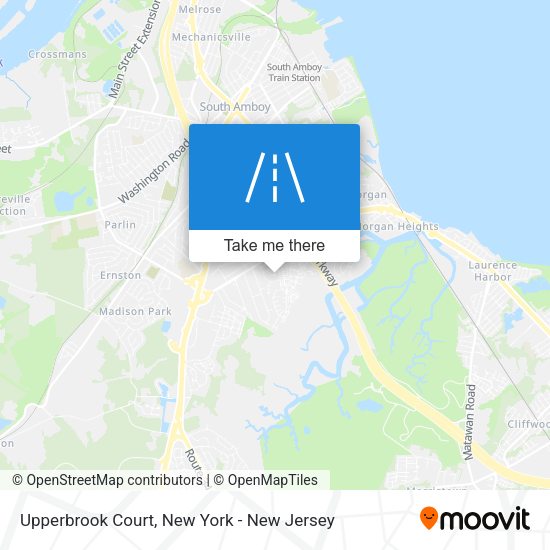 Mapa de Upperbrook Court