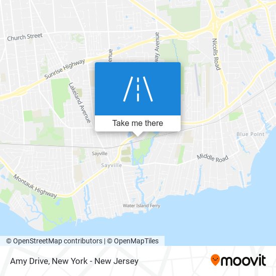 Mapa de Amy Drive