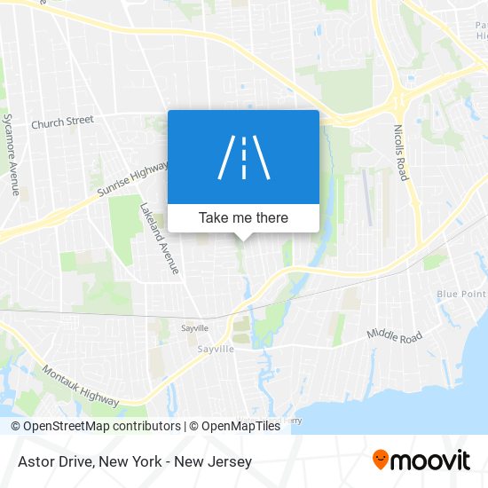 Mapa de Astor Drive