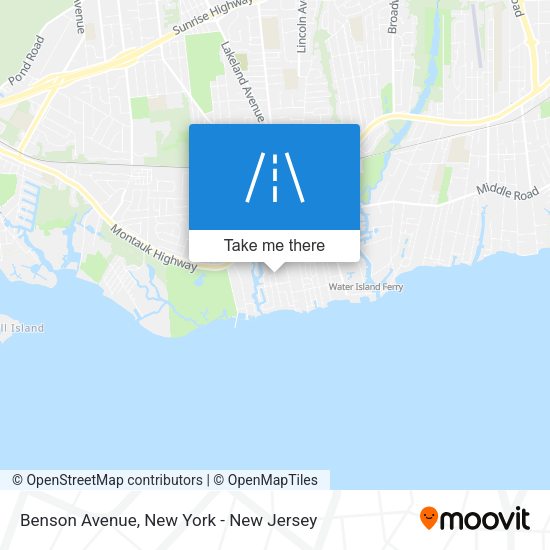 Mapa de Benson Avenue