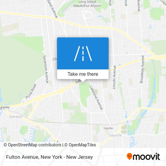 Mapa de Fulton Avenue