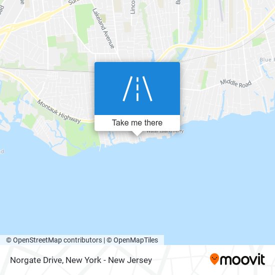 Norgate Drive map