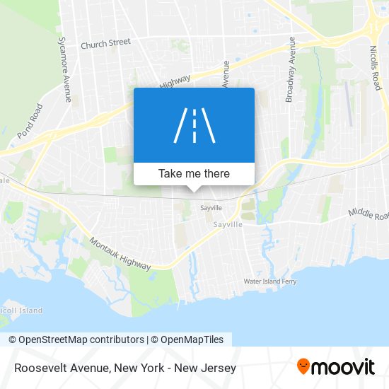 Roosevelt Avenue map