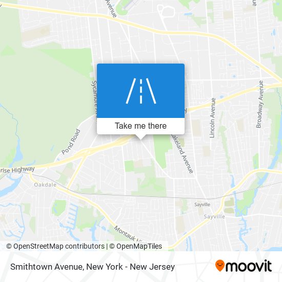 Mapa de Smithtown Avenue